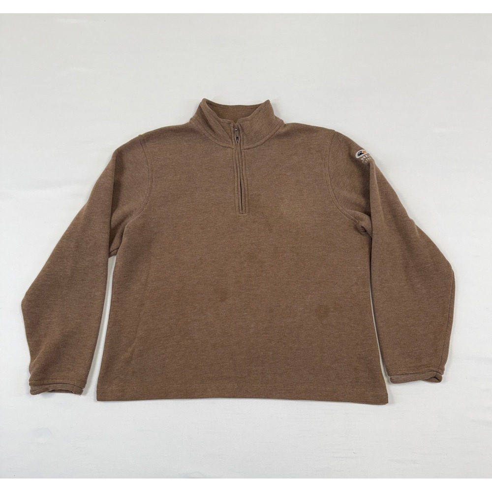 Gear For Sports Bandon Dunes Golf‎ Resort Quarter Zip Pullover Brown Mens Medium